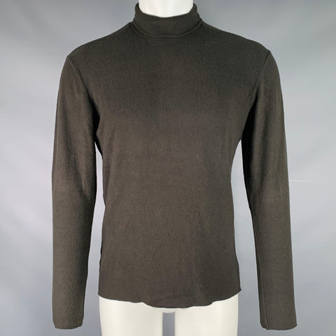 THOM KROM Size M Grey Charcoal Cotton Blend Turtleneck Pullover