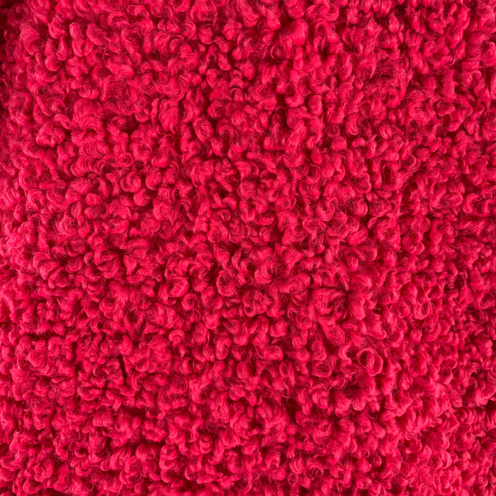 ALICE + OLIVIA Size M Pink Polyester Textured Faux Fur Jacket