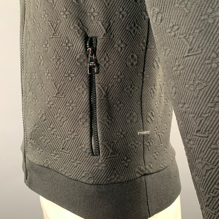 Veste LOUIS VUITTON taille M en mélange de polyester noir Monogramme