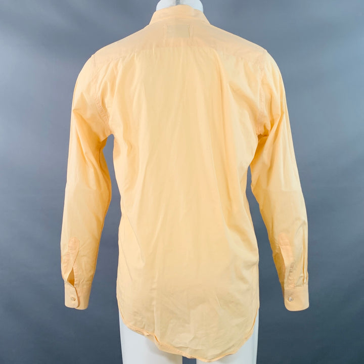 OUR LEGACY Size 38 Orange Peach Cotton One Pocket Long Sleeve Shirt