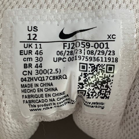NIKE Size 12 Australian Open Pack White Green Mesh Lace-Up Sneakers