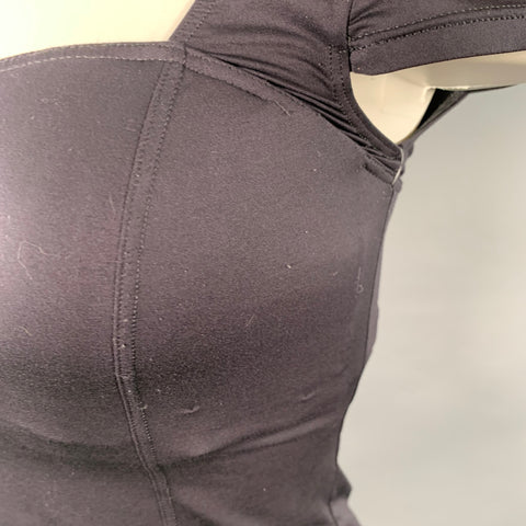 COSABELLA Taille M Top décontracté en nylon noir