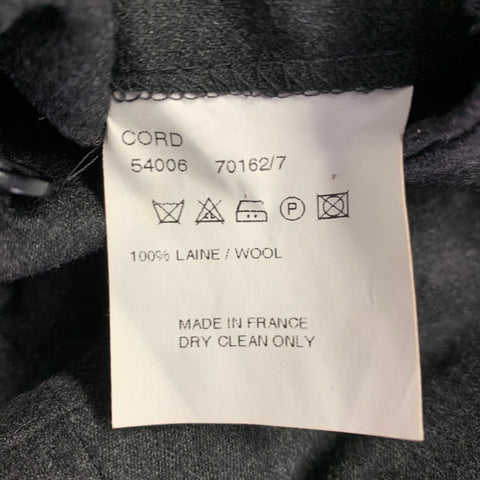 BILLY BLUE Size 30 Grey Charcoal Wool Pleated Dress Pants