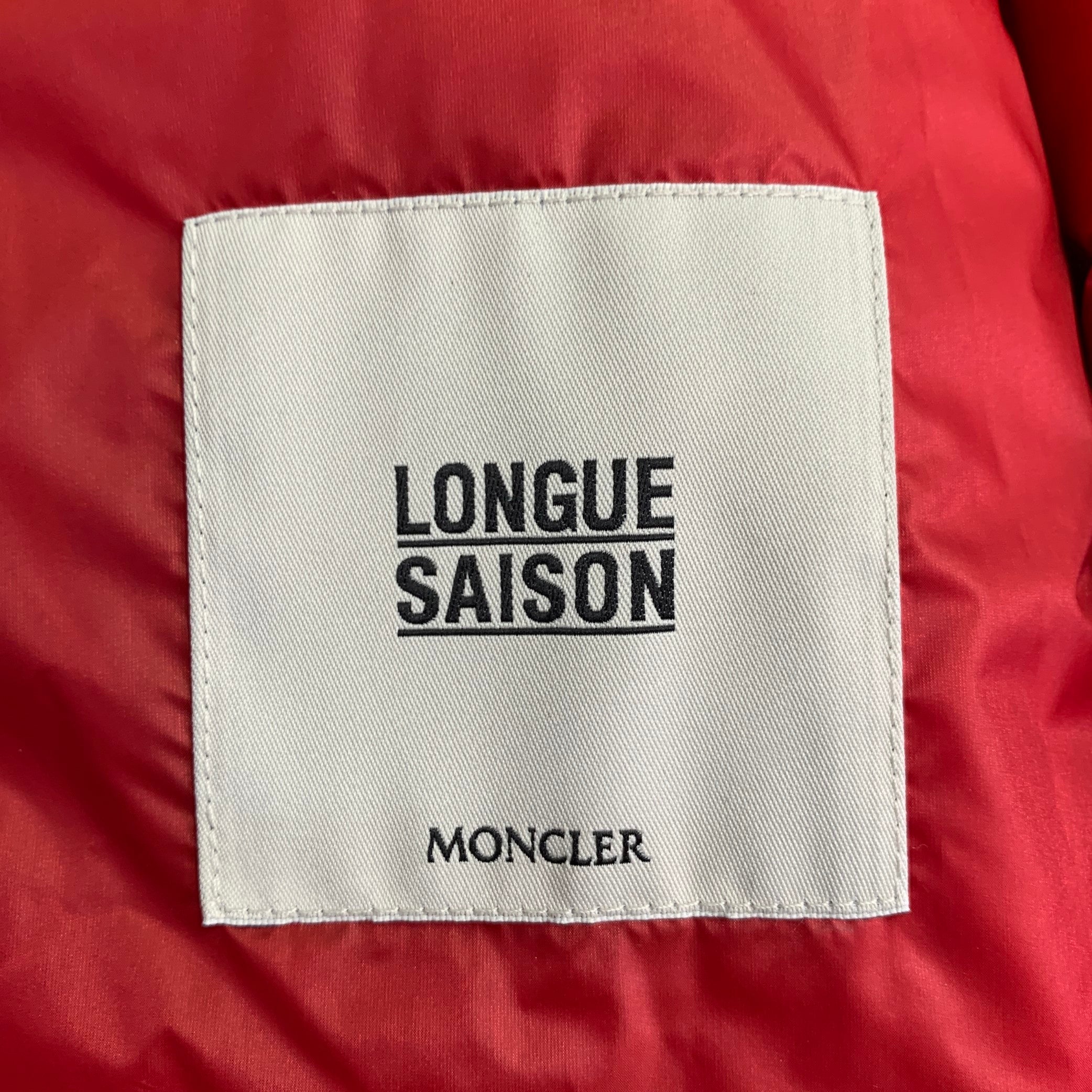 MONCLER Size XXXL Renald Red White Blue Quilted Nylon Jacket – Sui