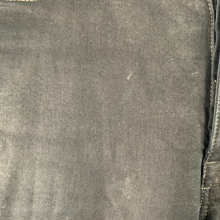 DRKSHDW Size 32 Torrence Cut Black Cotton Blend Button Fly Jeans