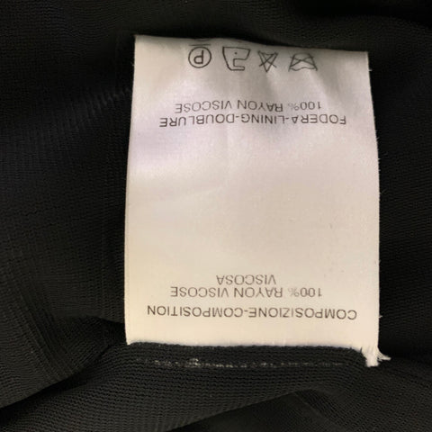 GUCCI Size 6 Black Long Sleeve Long Gown