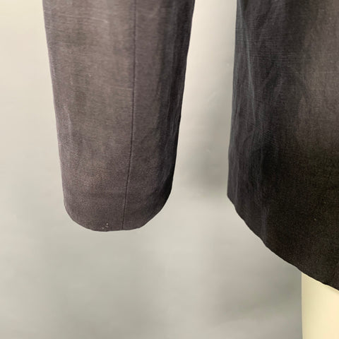 PAUL SMITH Size 38 Black Cotton Blend Single Breasted Sport Coat