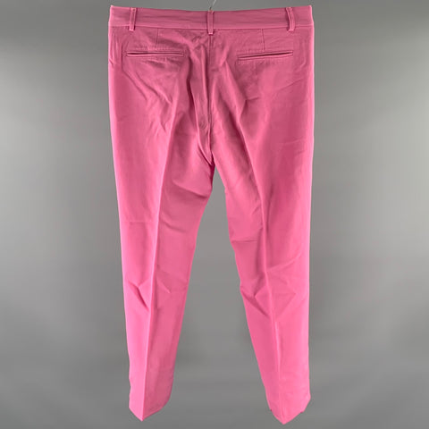 OPENING CEREMONY Size S Pink Black Twill Wool Casual Pants