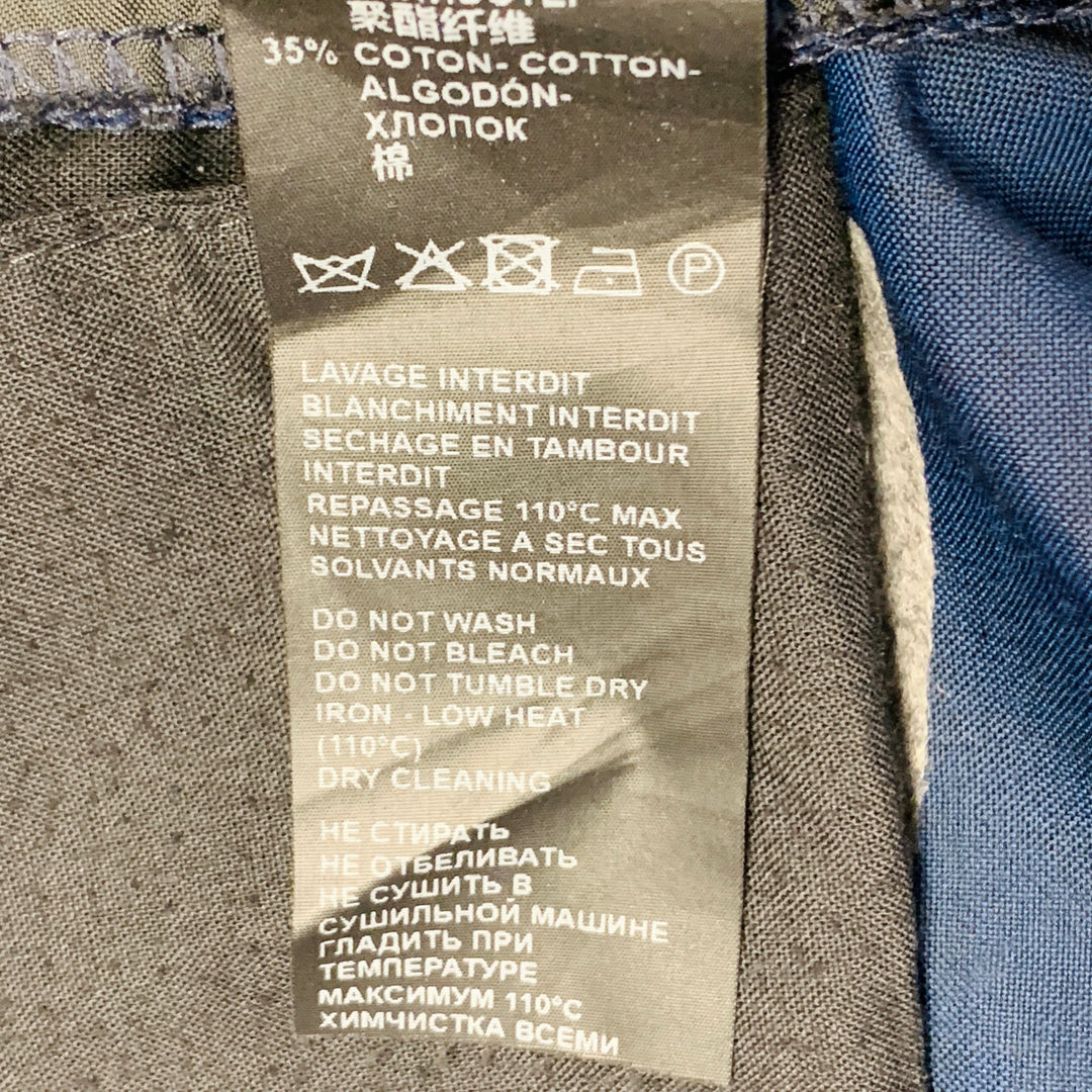 THE KOOPLES Size S Navy Wool Fitted Single Breasted Peak Lapel Suit