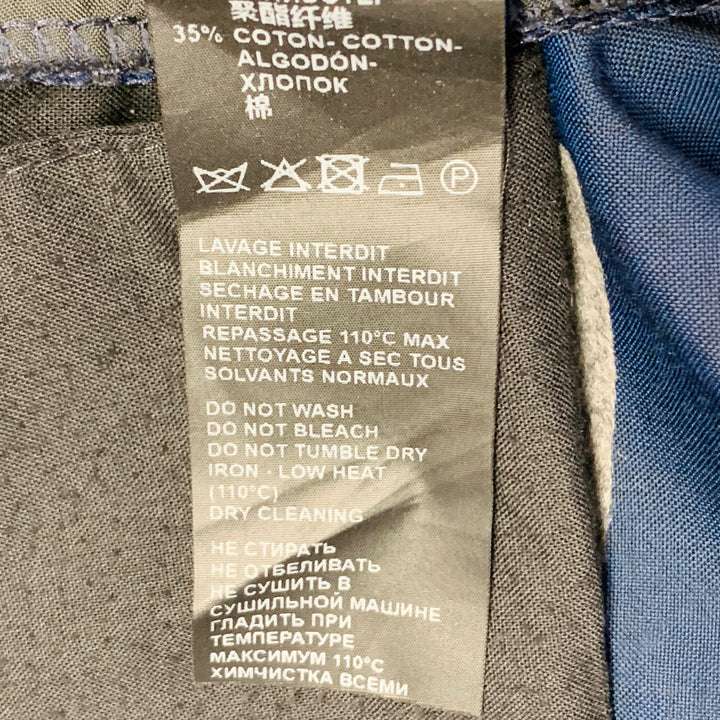 THE KOOPLES Size S Navy Wool Fitted Single Breasted Peak Lapel Suit