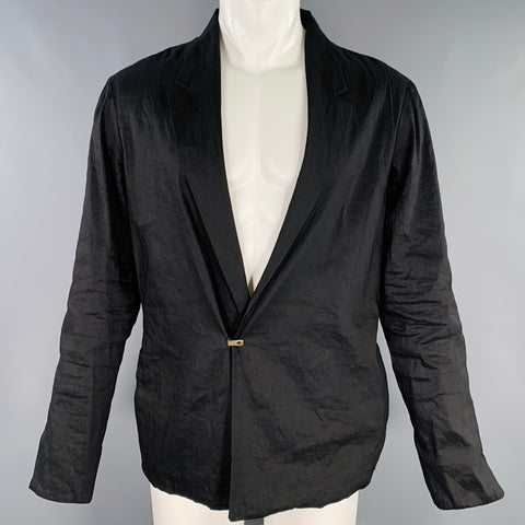 M.A+ Size M Black Hook Eye Jacket