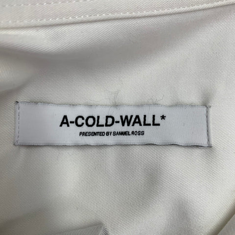 Veste A-COLD-WALL Taille S Blanc Gris Marbré Boutons Dissimulés