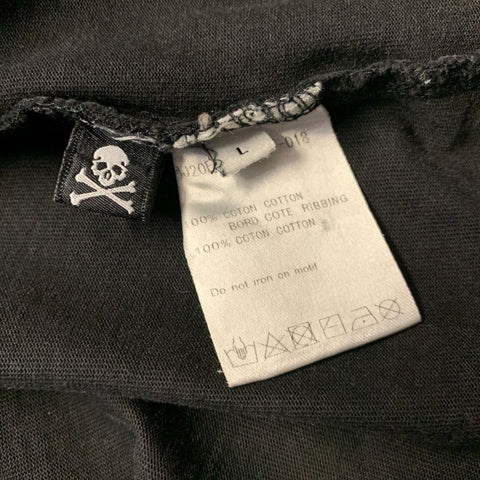 MASTERMIND JAPAN SS2020 Size L Dark Grey MJ20E04-TS087-018 Skull Cotton T Shirt