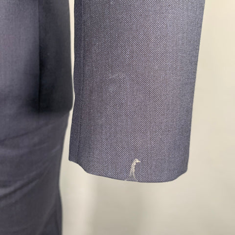 THEORY Size 38 Navy Wool Single Breasted Suit