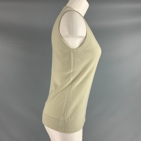 TSE Size M Green Sage Sleeveless Casual Top