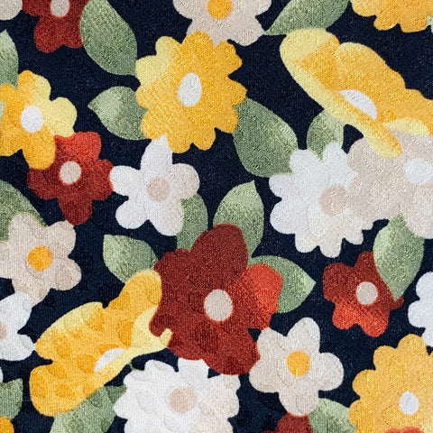 K SAN FRANCISCO Multi Color Floral Silk Tie