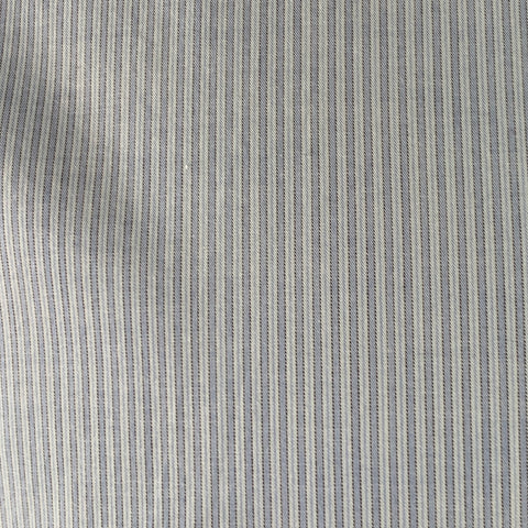 JOHN VARVATOS * U.S.A. Size XL Blue Stripe Cotton Blend Long Sleeve Shirt
