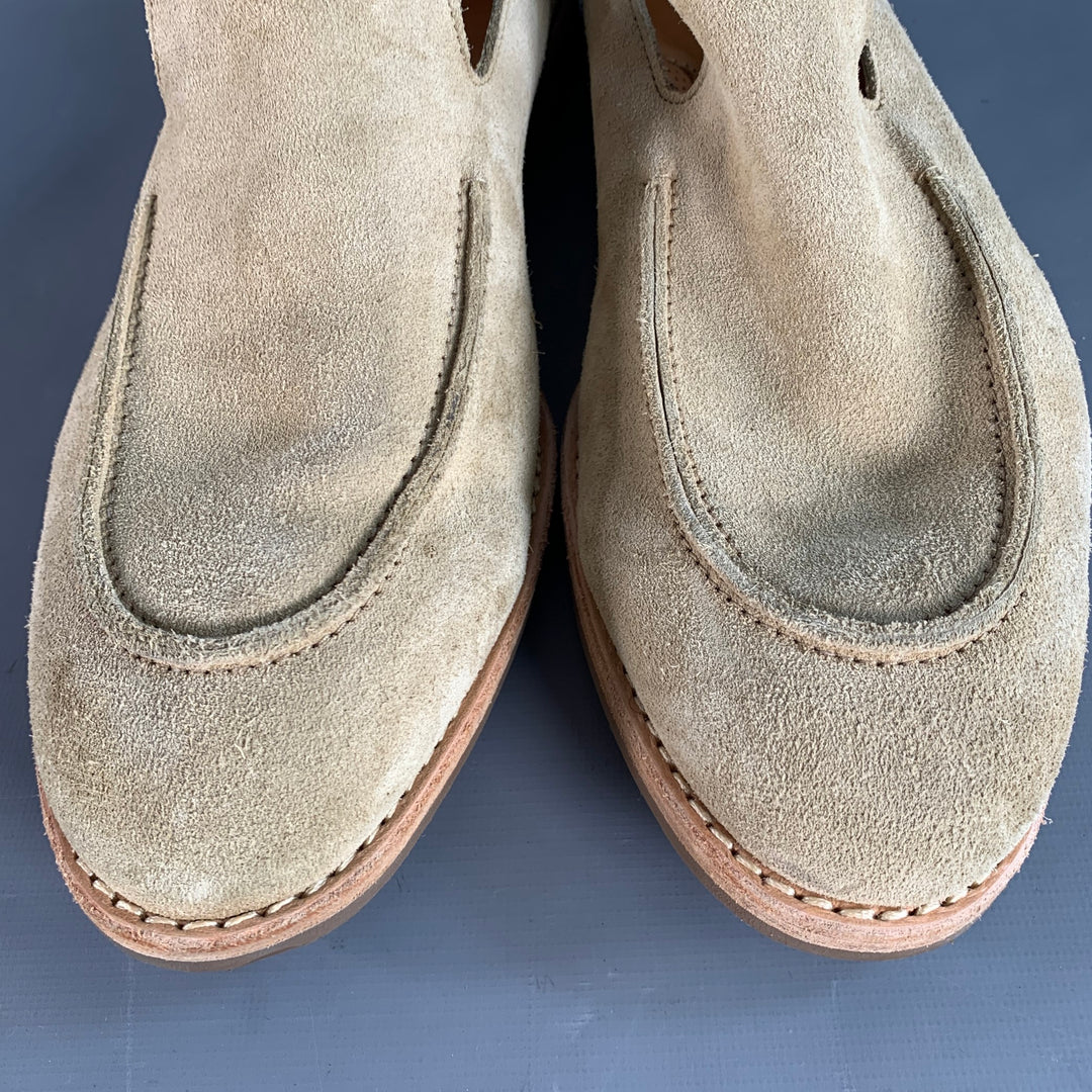 ALLEN EDMONDS Size 13 Denali Beige Vegetable Tanned Suede  display picture 3