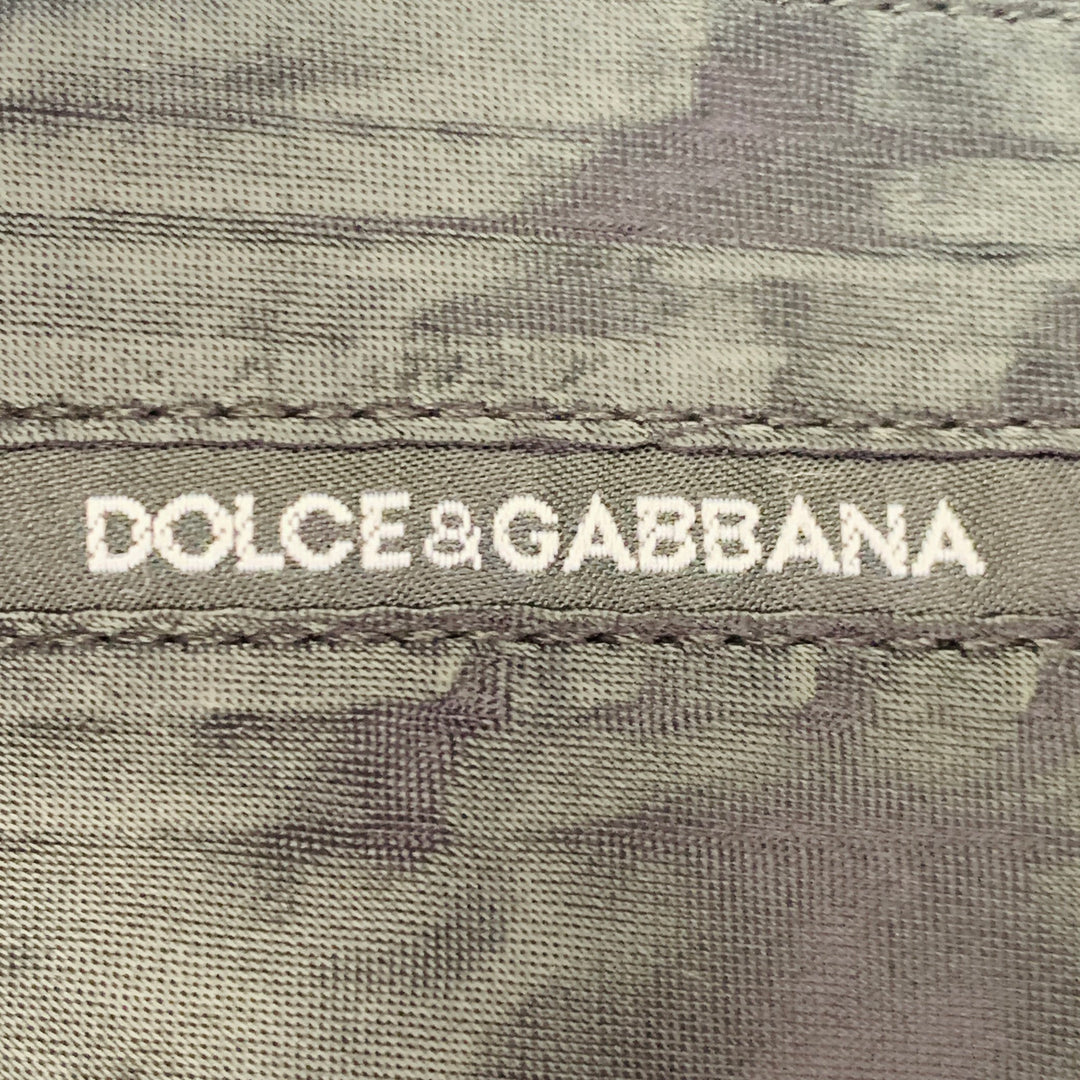 DOLCE & GABBANA Size 34 Black Wool Blend Tapered Zip Fly Dress Pants