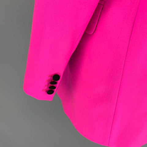 MARCELL VON BERLIN Size 8 Pink Wool Jacket Blazer