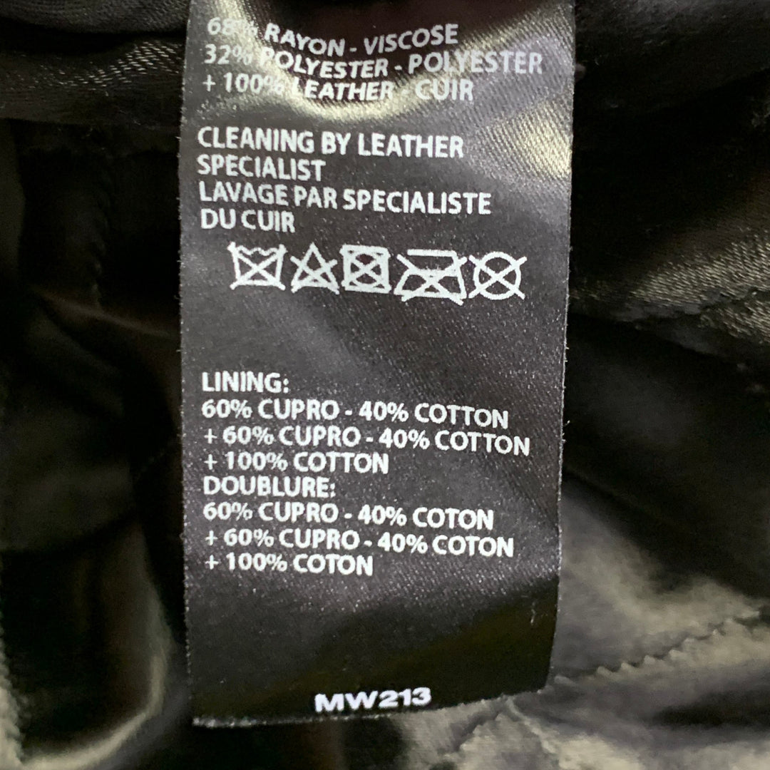 HAIDER ACKERMANN Size 44 Gold Velvet Rayon Blend Zip Up Blouson Jacket