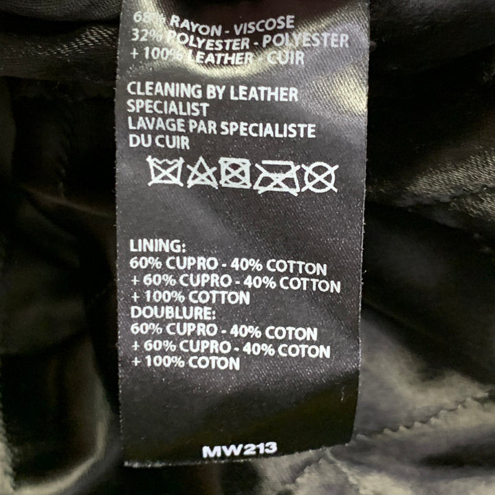 HAIDER ACKERMANN Size 44 Gold Velvet Rayon Blend Zip Up Blouson Jacket