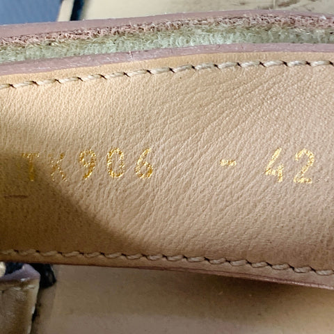 VALENTINO Size 9 Tan Multi Color Embroidery Leather Straps Sandals