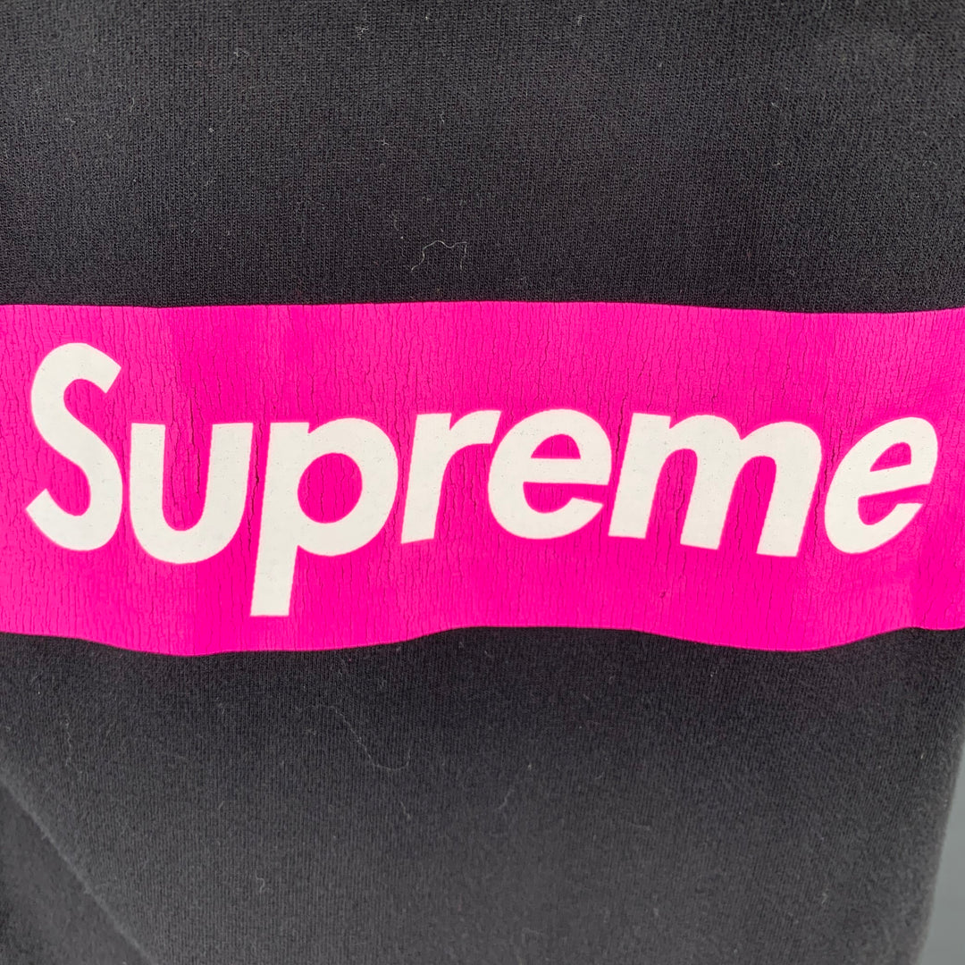 SUPREME x MALCOLM McLAREN Size L Black White Cotton Keith Haring T-Shirt