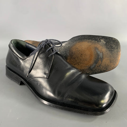 MAGLI by BRUNO MAGLI Size 9 Black Leather Square Toe Loafers