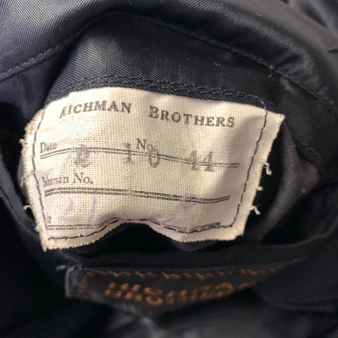 RICHMAN BROTHERS Chest Size 44 Black Wool Blend Tails Sport Coat