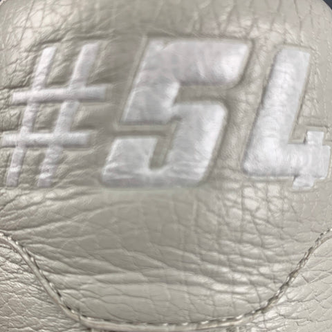 LOUIS VUITTON Taille 11,5 Baskets à lacets en cuir blanc cassé à matériaux mélangés