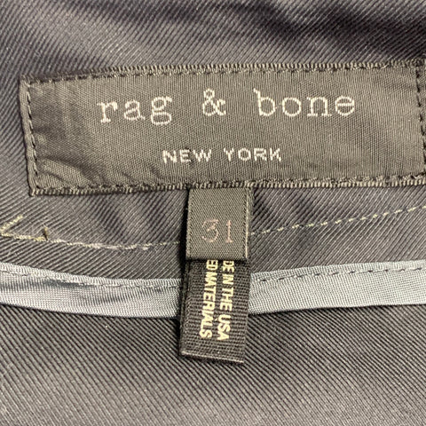 RAG & BONE Size 31 Grey Cotton Blend Drop Crotch Casual Pants