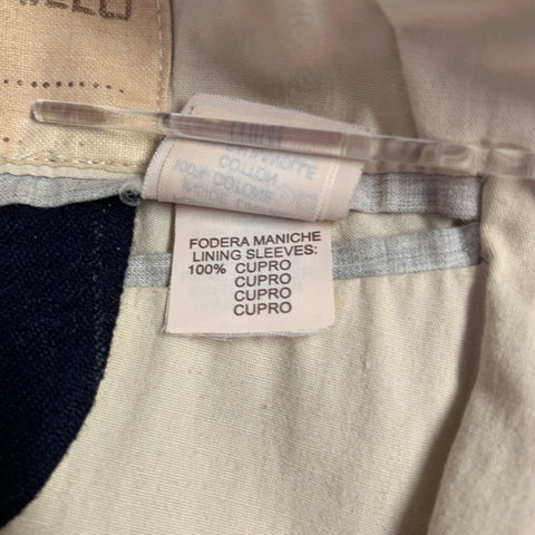 BRUNELLO CUCINELLI Size 44 Navy Grey Pinstripe Wool Cashmere Sport Coat