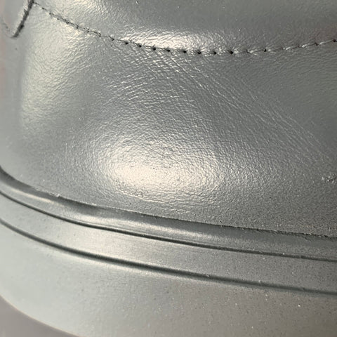 COMMON PROJECTS Size 10 Grey Leather Low Top Sneakers