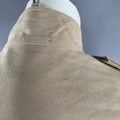 Veste militaire ADAM LIPPES en coton mélangé kaki taille 6