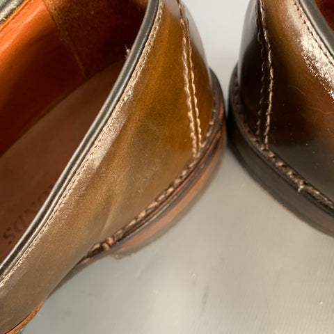 ALLEN EDMONDS Size 7 Randolph Brown Leather Penny Loafers