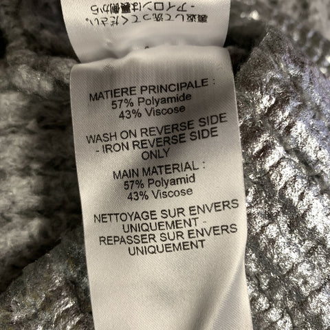 SEE By Chloe Size M Silver Polyamide &  Viscose Metallic Sweater