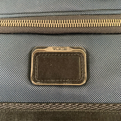 TUMI Navy Black Heather Canvas Duffle Bags