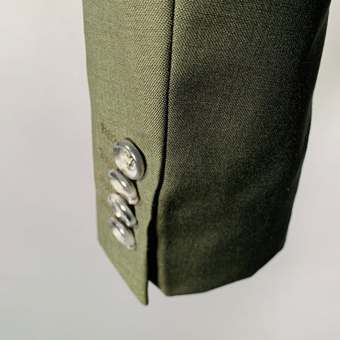 TIGER of SWEDEN Size 36 Forest Green Wool Notch Lapel Suit