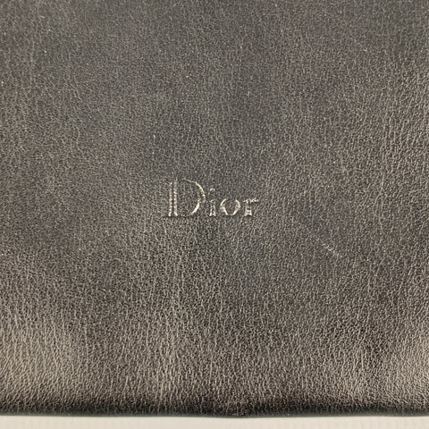 DIOR Black Leather Velvet Sunglasses Case