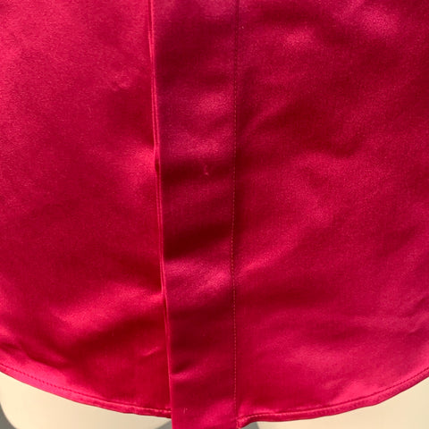 Haut sans manches avec nœud en soie fuchsia DSQUARED2, taille XS