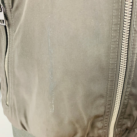 CALVIN KLEIN Size L Black Polyester Zip Up Jacket