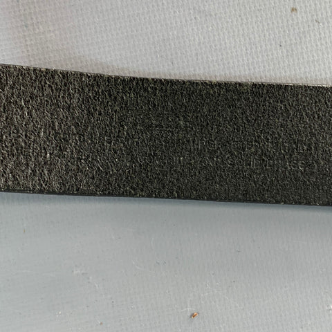 COACH Size M Black Silver Leather Belt