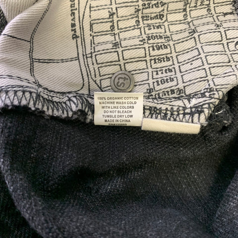 TAYLOR STITCH Size 31 Black Heather Cotton Straight Jeans