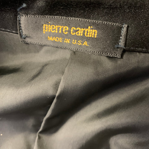 PIERRE CARDIN Chest Size 42 Black Tails Sport Coat