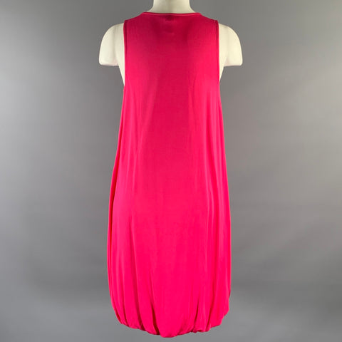 ALICE + OLIVIA Size XS Pink Viscose Silk Sleeveless Dress