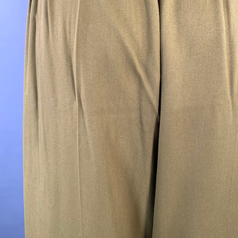 HAIDER ACKERMANN Size S Olive Green Viscose Elastic Waistband Casual Pants