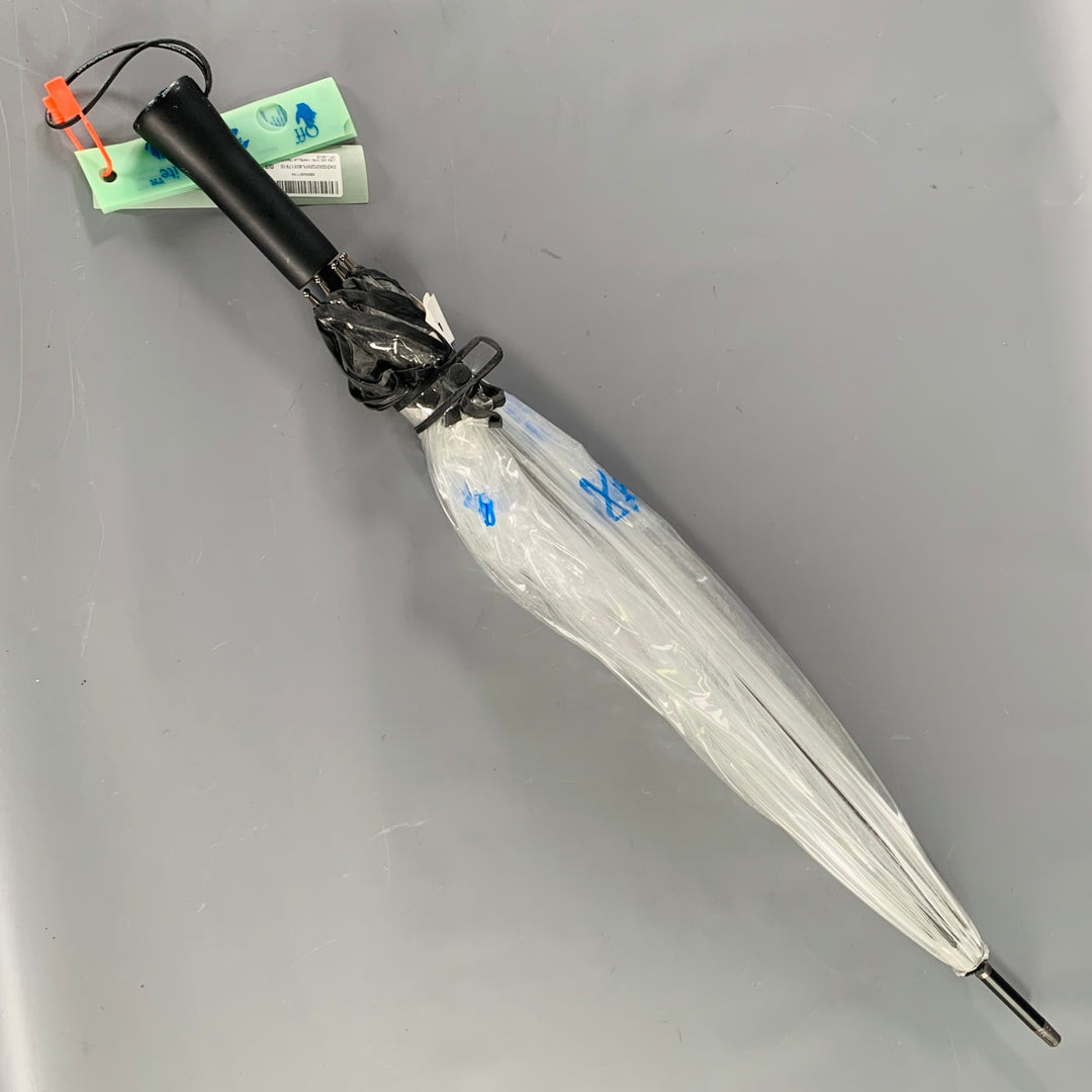 OFF-WHITE Blue Clear -Swimming Man- Transparent Plastic Umbrella