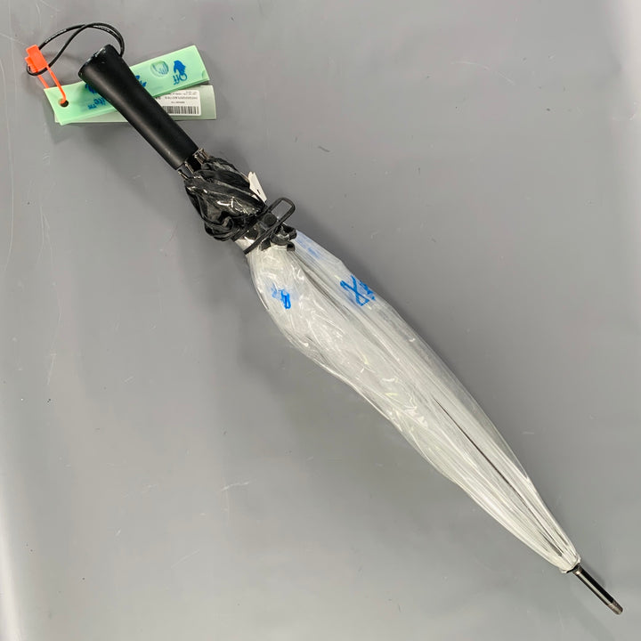 OFF-WHITE Blue Clear -Swimming Man- Transparent Plastic Umbrella