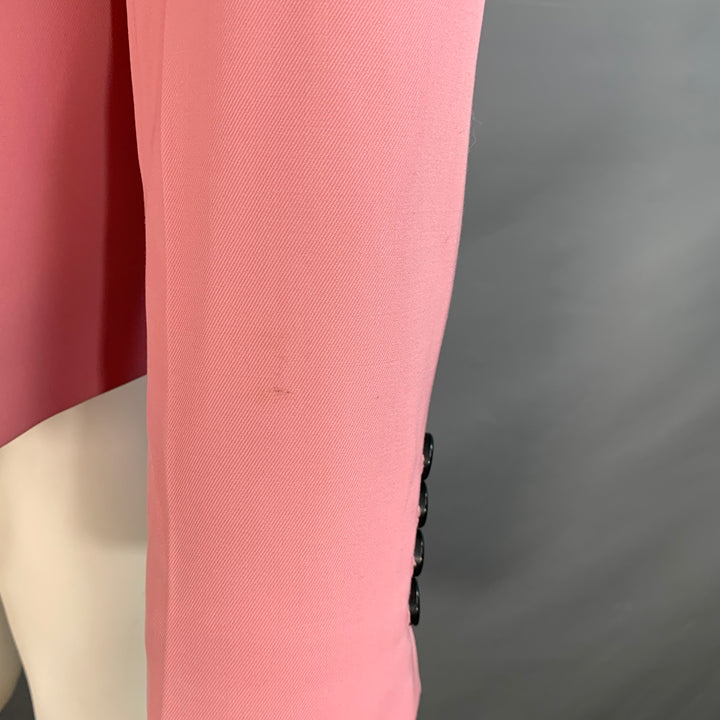 AMI by ALEXANDRE MATTIUSSI Size 34 Rose Black Wool Peak Lapel Sport Coat